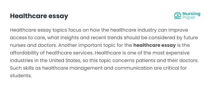 health care essay