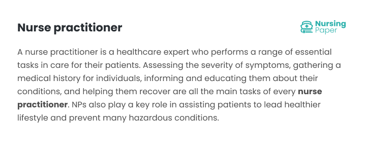 nurse practitioner nurse practitioner