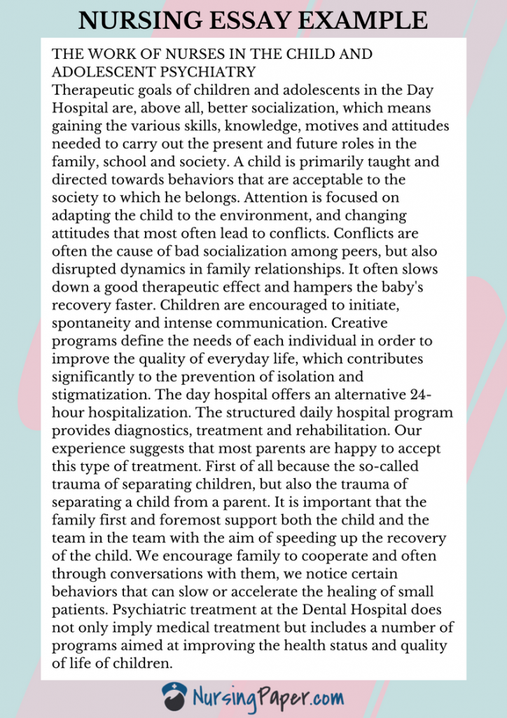 nursing essay example nursing essay example