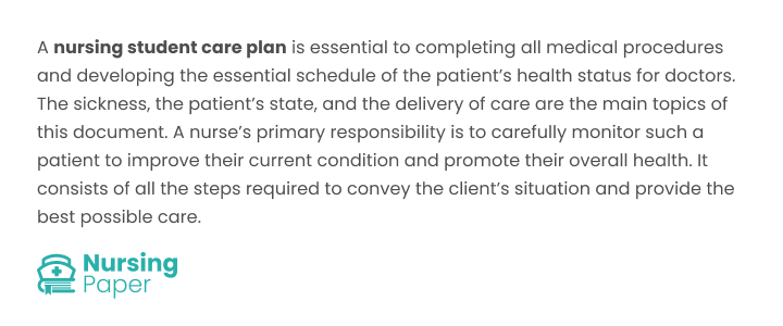 nursing student care plan nursing student care plan