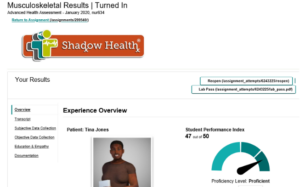 Noah Caputo shadw health assessment