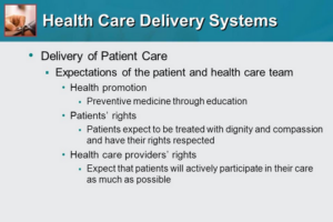 Healthcare Delivery Systems