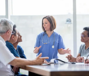 Public Health Nurse at work 