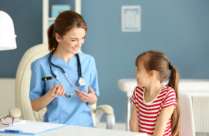 Pediatric Nurse at work