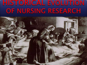 Historical Evolution of the Nursing Research